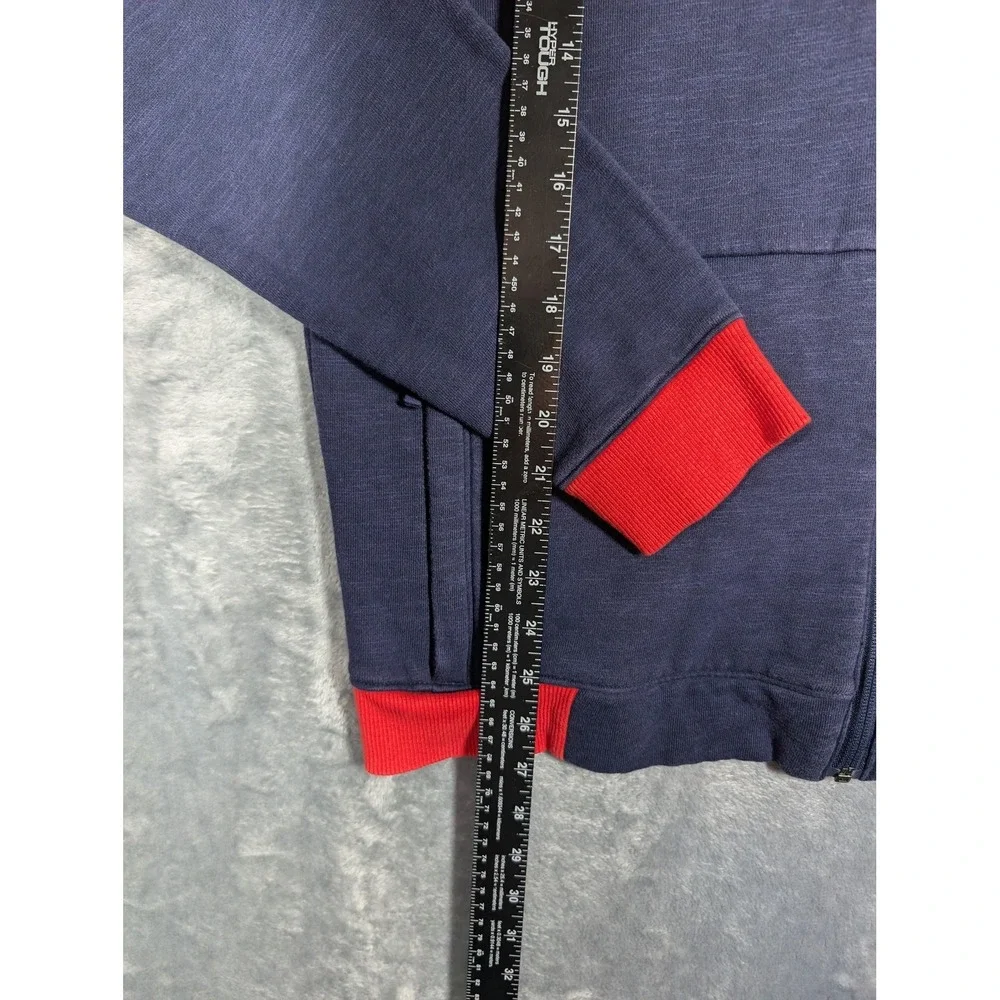 United States of America Jacket Mens XL Blue Red Full Zip Team USA Crest Fleece
